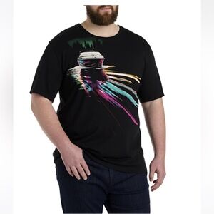 Robert Graham DXL Night Voyage Black Graphic Men's T Shirt